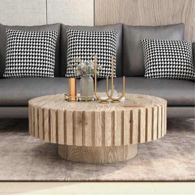 Table basse en bois naturel