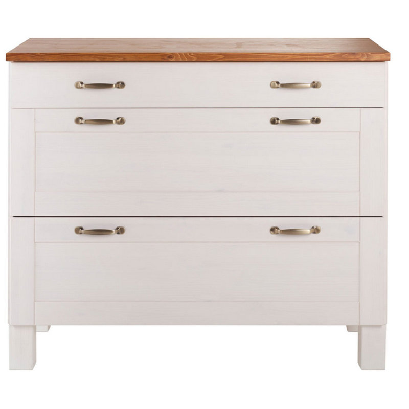 Martindale Matte Base Unit, White/Honey