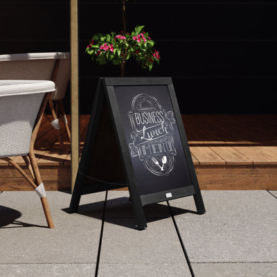 Millworks Freestanding Porcelain Magnetic Small - 2' - 4' Chalkboard