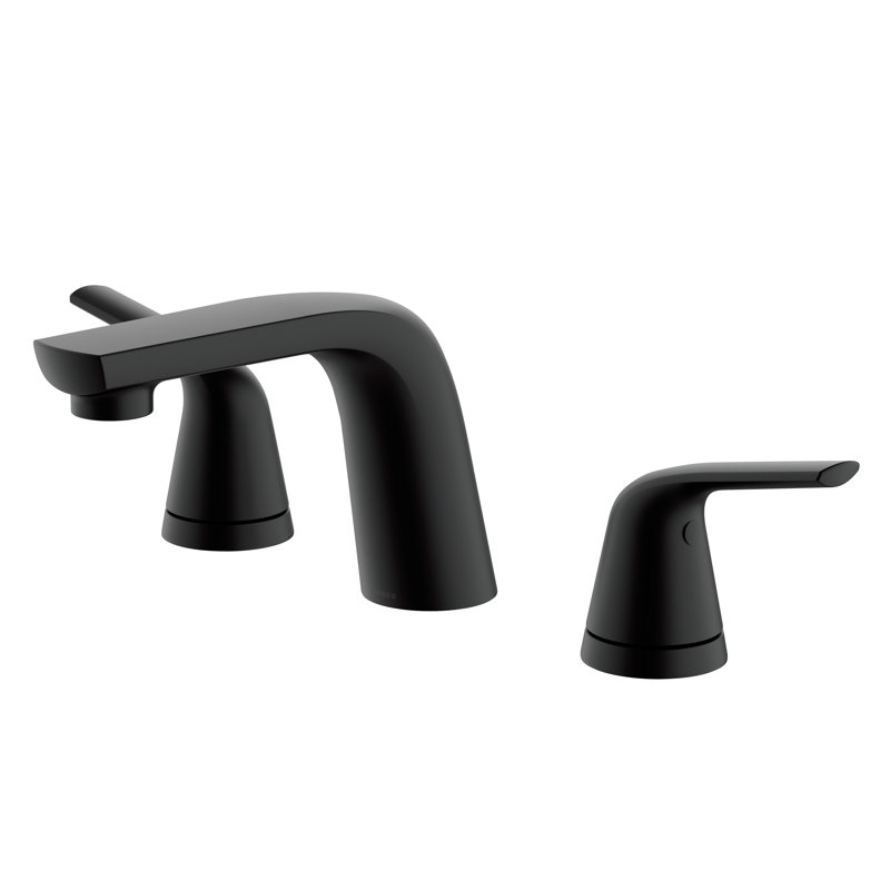 Robinet de salle de bain Lemora, Noir satiné