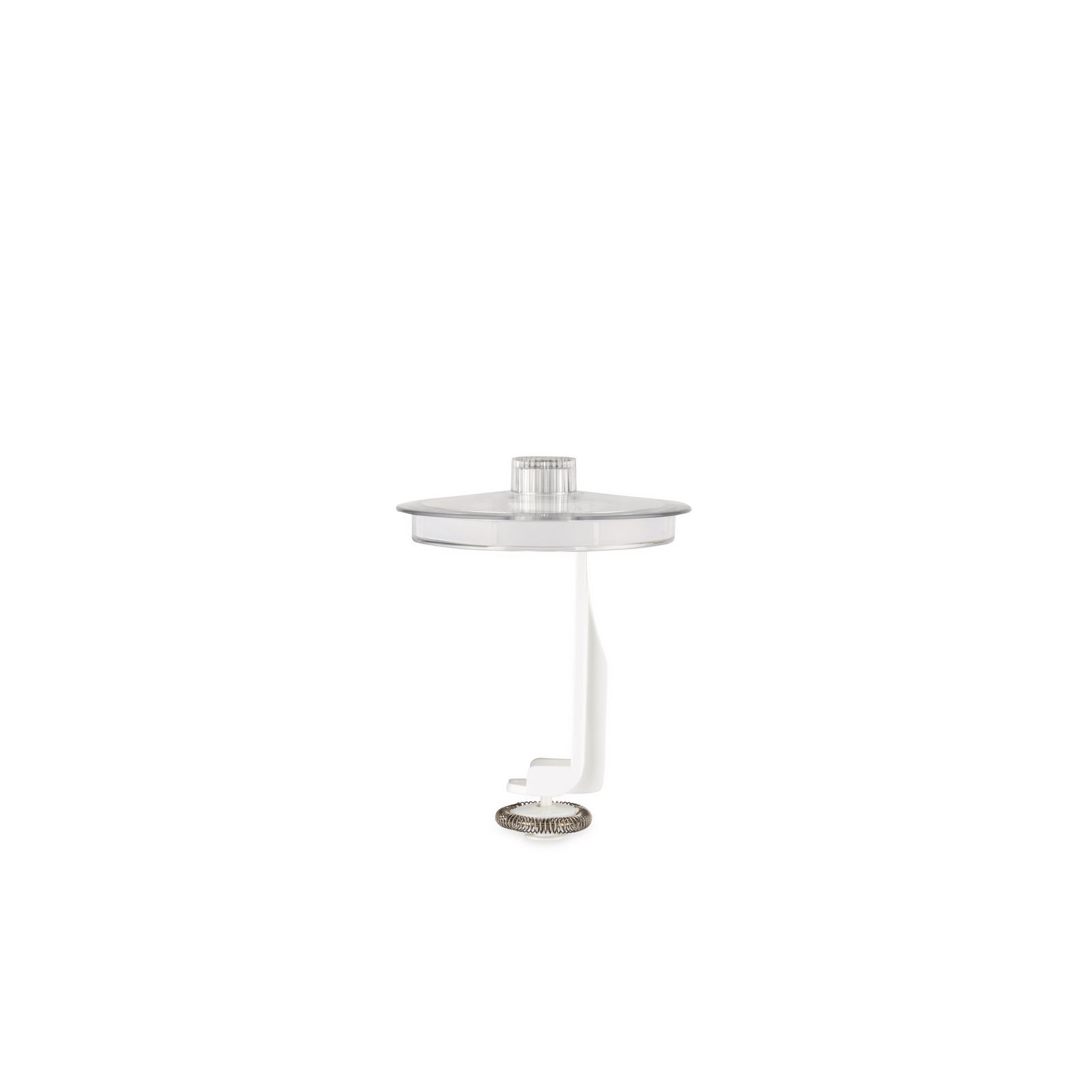 Plissé Milk Frother, White