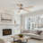 52'' Dimmable Ceiling Fan with Light, Bedroom Ceiling Fan with Reversible Dc Motor