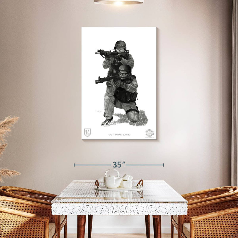Got Your Back, 45" H x 30" W