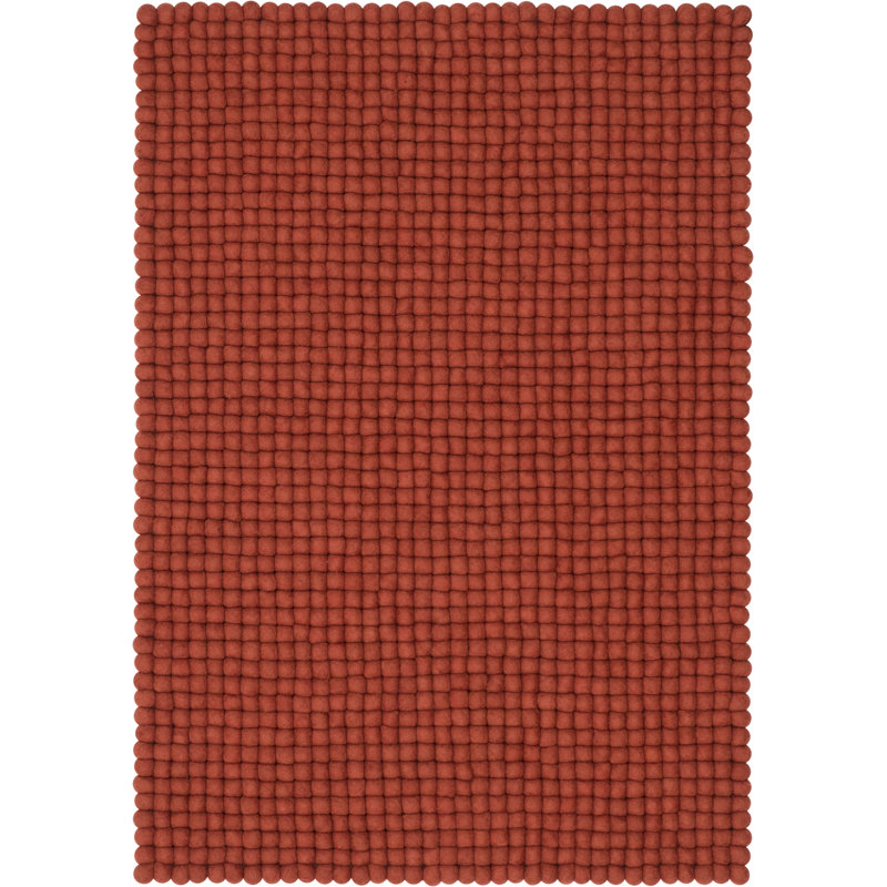 Solid Colour Hand Woven Area Rug, Rectangular 70 x 100cm