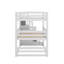 Lit superposé triple double avec escalier de rangement-421142536