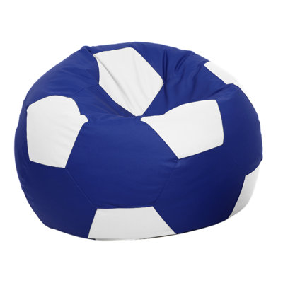 Leatherette Indoor Bean Bag Cover - Filler Not Included by Ample Decor