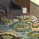 Asiha Floral Hand-Hooked Green/Blue Area Rug