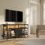 Meuble télé 55 po avec station de charge et lumières DEL pour téléviseur de 65 po ou moins-1673083794-1673083799