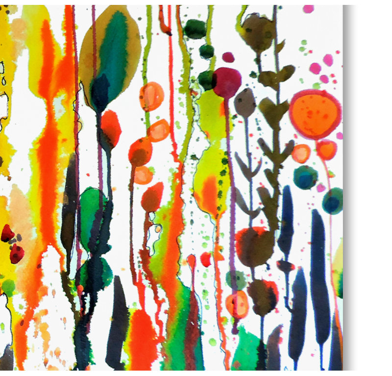 Sylvie Demers Abstract Canvas Art in Multicolor