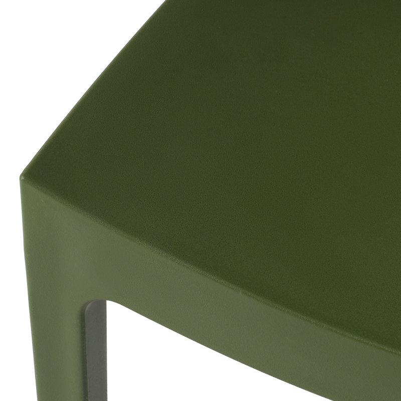 6-Person Outdoor Rectangular Dining Set, Green