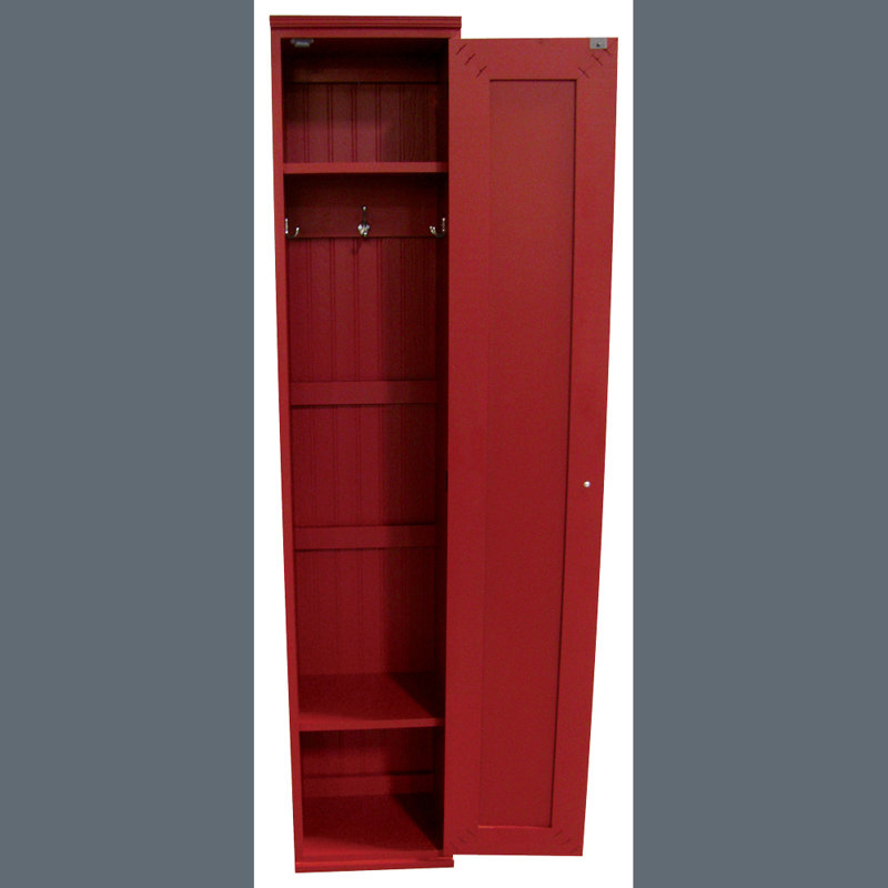 Casier, rouge
