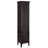 Benicio Freestanding Linen Accent Tower Cabinet with Faux Louvred Doors and Adjustable Shelf-355537212