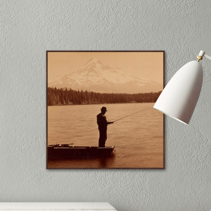 «Mt. «Hood» par Marmont Hill - reproduction de photo sur toile encadrée, H 48 po x l 48 po