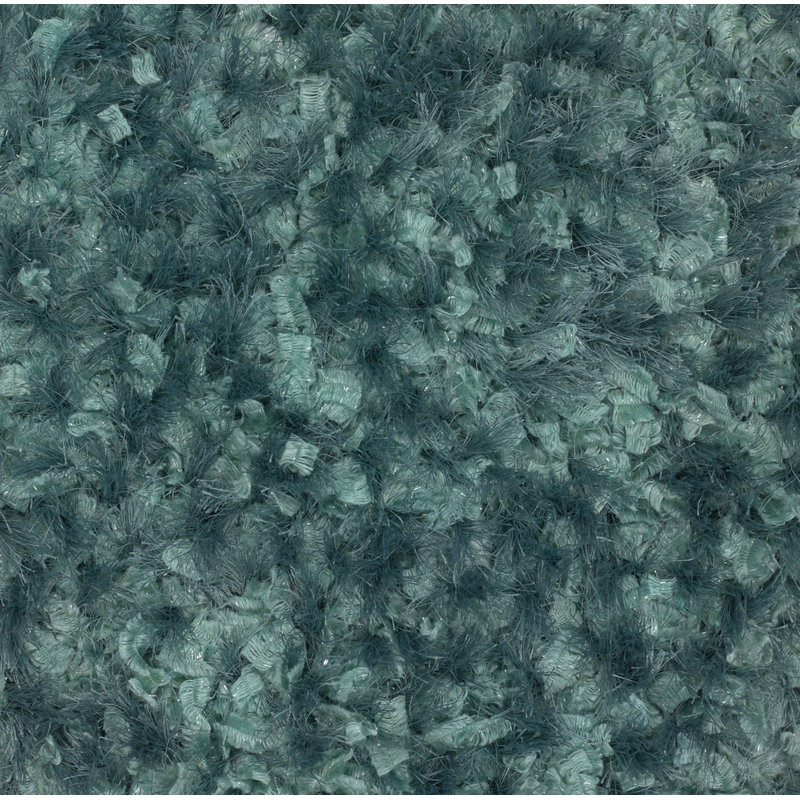 Tapis bleu area Renald, 5 pi x 7 pi 6 po