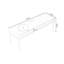 Bureau moderne et simple en chêne fumé-841358318