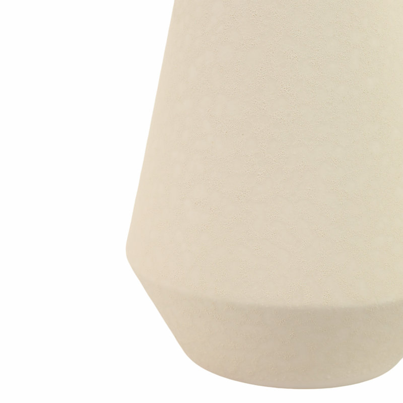 Vase de table en faïence moderne et minimaliste pour décoration intérieure, H 20,5 po x l 7 po x P 7 po