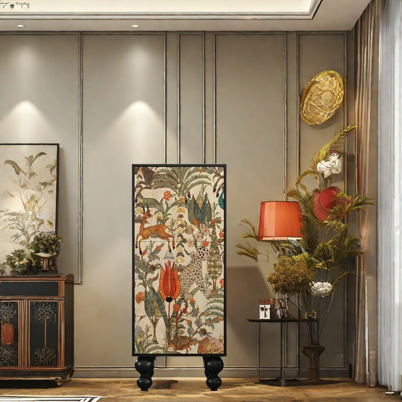 American Retro Exquisite Accent Cabinet