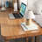 Tan Rectangular Solid Wood desks-803410154-803410152