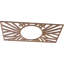 Médaillon de plafond en bois Hoover-63412206-63412189