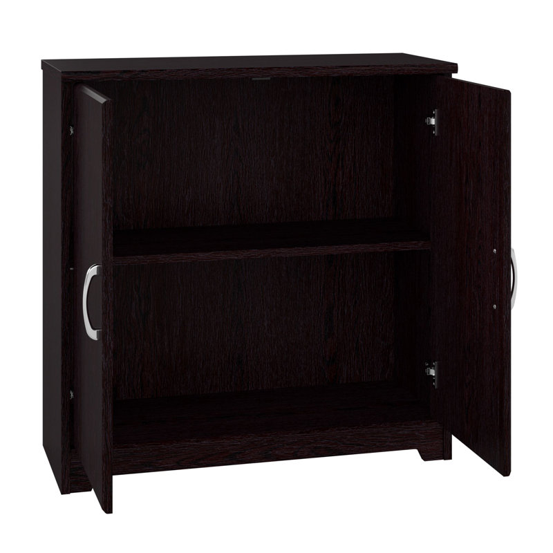 Cathren Bathroom Storage Cabinet, Espresso Oak