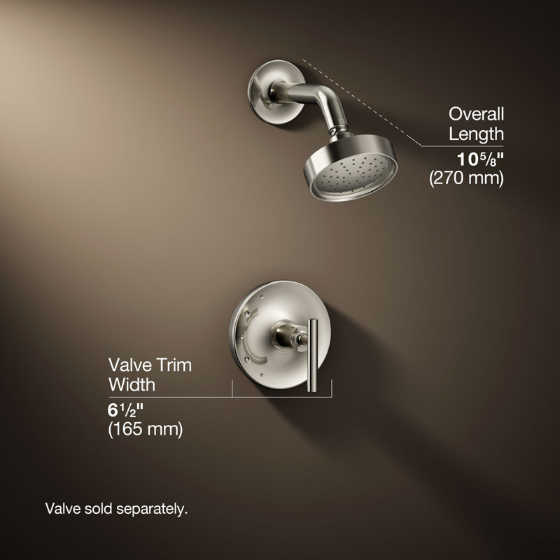 Purist Shower Trim, Vibrant Polished Nickel, Lever Handle