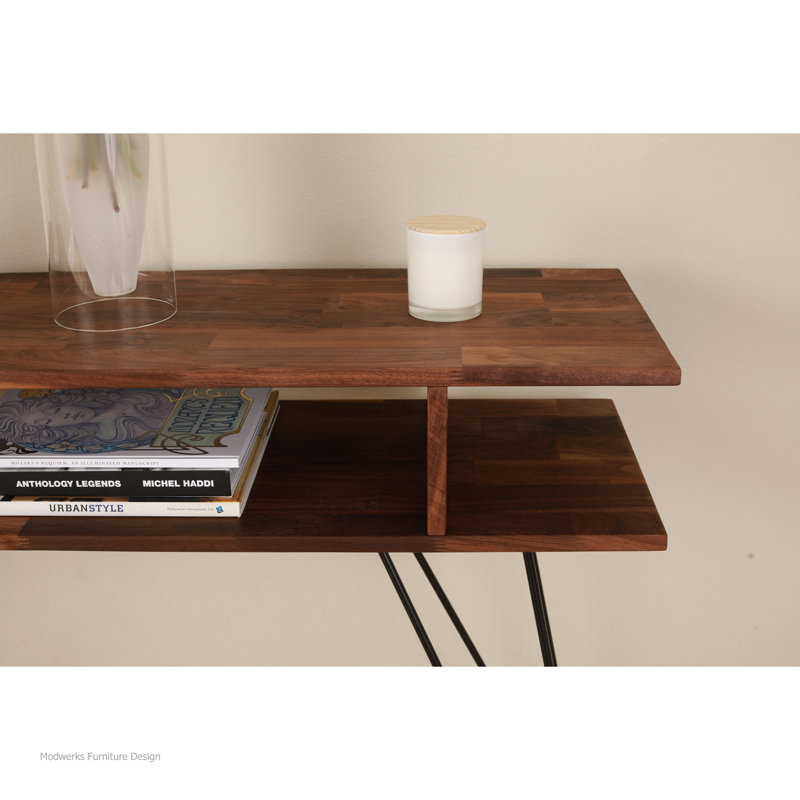 Annazette TV Table, Sofa Table, Walnut Console Table