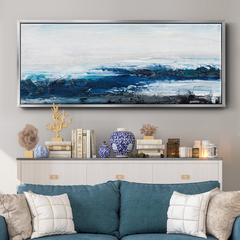 Mysterious Sea I- Framed Canvas