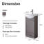 Ensemble de meuble-lavabo simple 18 po blanc-1233653146