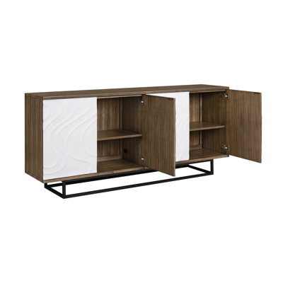 Solid Wood Accent Cabinet