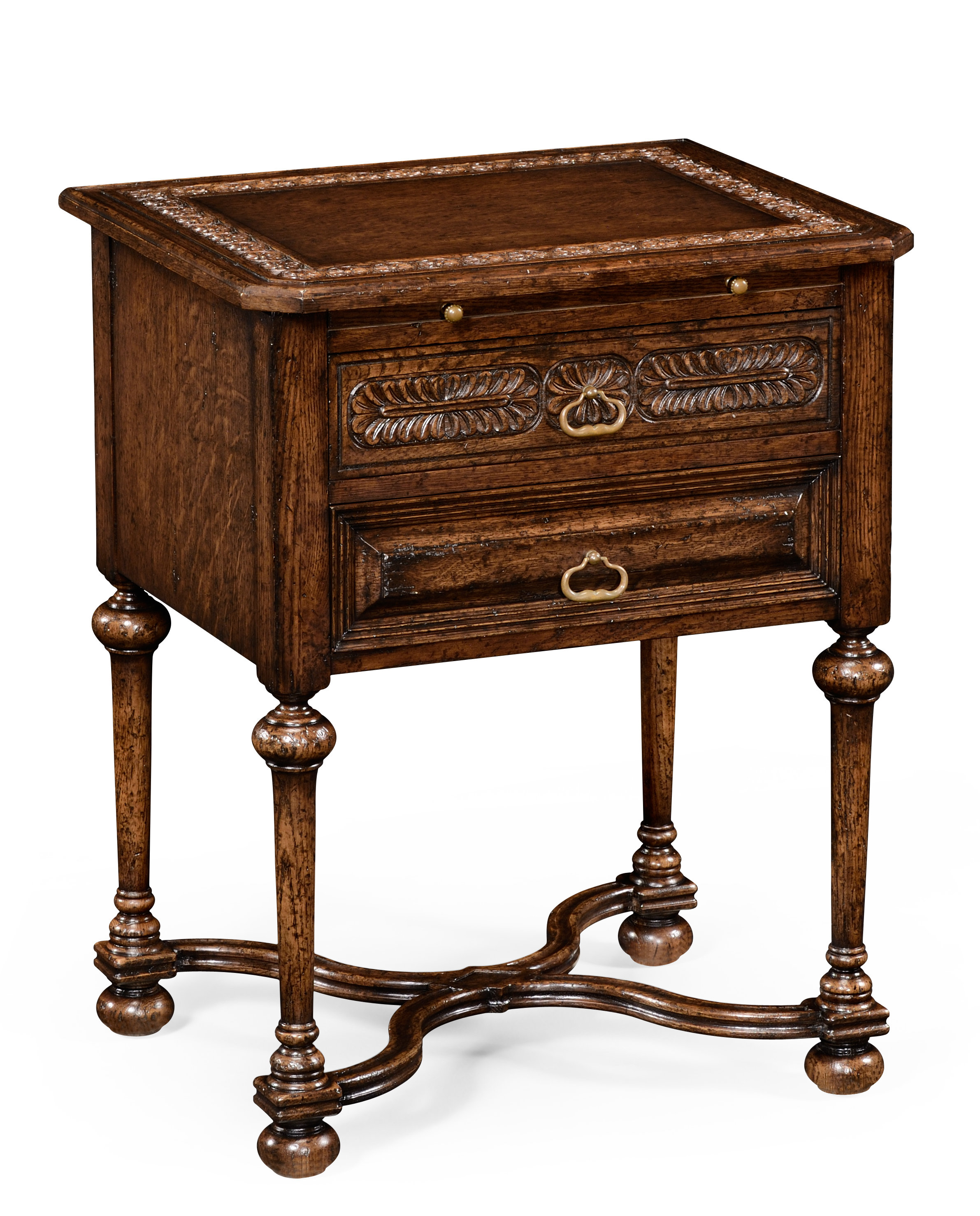 Jonathan Charles Fine Furniture Sherwood Oak 24'' Solid Wood Console