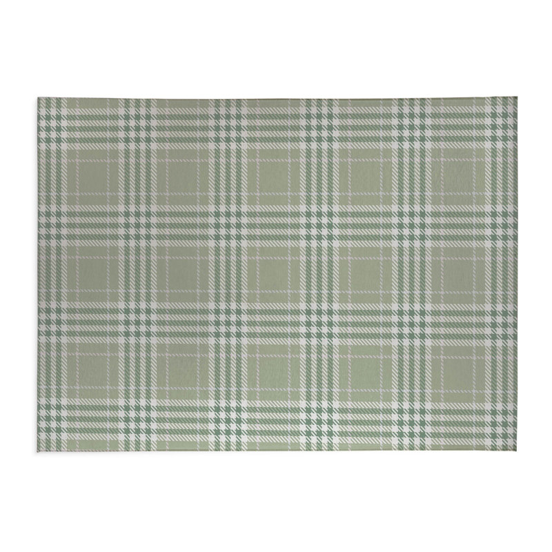 Tapis de jeu Christopher, Rectangle 5 pi x 7 pi, Vert