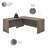 Office 500 Collection L-Shaped Writing Desk-2071646131