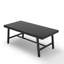 Table de salle à manger rectangulaire pour 6 à 8 personnes, table industrielle robuste et moderne, résistante à la chaleur-763978367