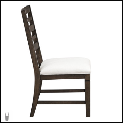 Ensemble de salle à manger 5 pièces en bois de style classique avec finition espresso foncé, rallonge et chaises confortables pour des repas élégants