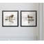 " Rustic Misty Elk " 2 - Pieces Painting Print