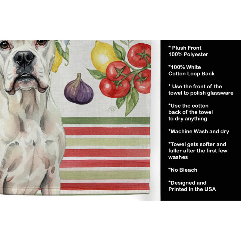 Serviette de cuisine White Boxer, White Boxer