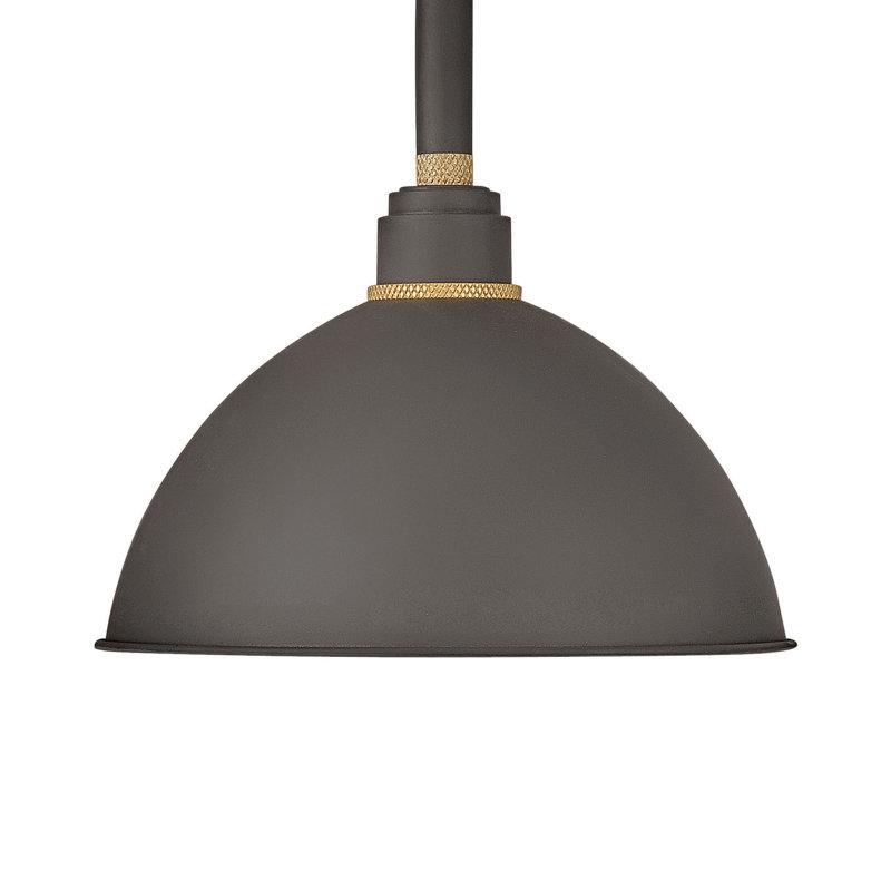 Foundry Wall Mount Outdoor Barn Light, Black, 18" H x 16" W x 26" D
