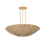 Troy Lighting Ollie 40.25 inch wide 6 Light Chandelier in Vintage Gold Leaf
