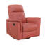 Fauteuil inclinable et oscillant rembourré en cuir de luxe, mobilier de salon confortable et élégant avec rembourrage moelleux-592849762