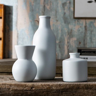 Ensemble de 3 vases en céramique parfaits pour les centres de table