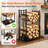 5 Pieces Firewood Rack with Gloves
