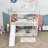 Twin Over Twin Wooden Standard Bunk Bed with Slide-133024237