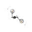 Resaca 2-Light Dimmable Armed Sconce-937678946