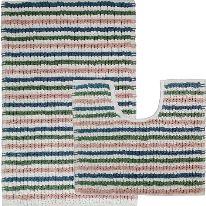 Non-Slip Bath Mat, Pink