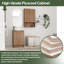 Meuble-lavabo simple 20 po avec lavabo d'art en céramique et rangement flottant-1094277454