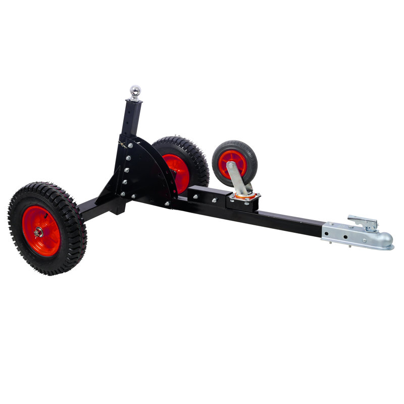 Chariot de remorque en acier robuste avec capacité de charge de 1 500 lb - Chariot de remorquage réglable pour bateaux et remorques utilitaires