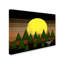 «Nighttime In The Forest With Wolf», art sur toile-23105736