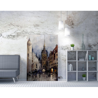 Stunning Decorative Canvas Painting, 27.6 x 39.4 inches | 50% Cotton / 50% Polyester, Digital Printing on Canvas | Sturdy 0.8 x 0.8 inches Wooden Frame, Perfect for Living Room or Office Décor, Eye-Catching Wall Art