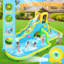 Parc gonflable gonflable avec toboggan aquatique pour enfants 18 pi x 7,5 pi Adam-114394646