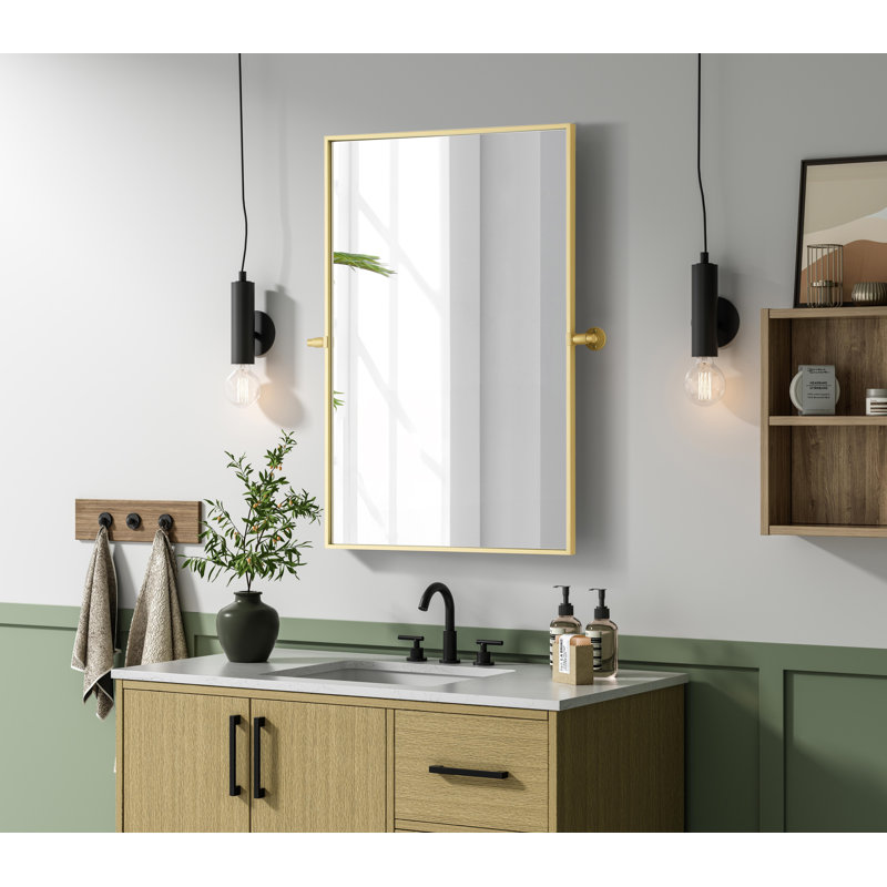 Miroir Amoura, Noir, 36 po x 24 po